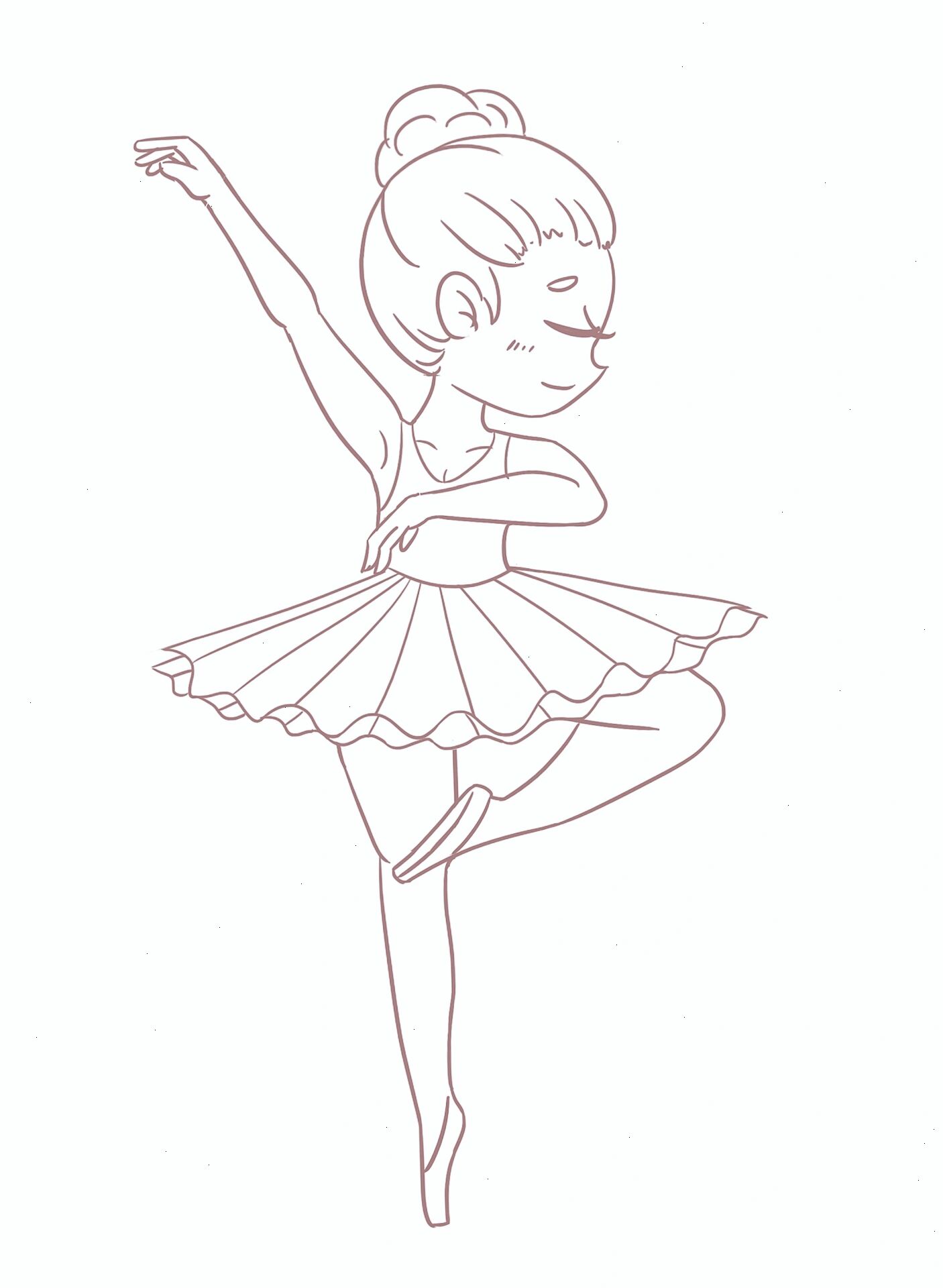 芭蕾舞女孩绘画教程|绘画练习第8张