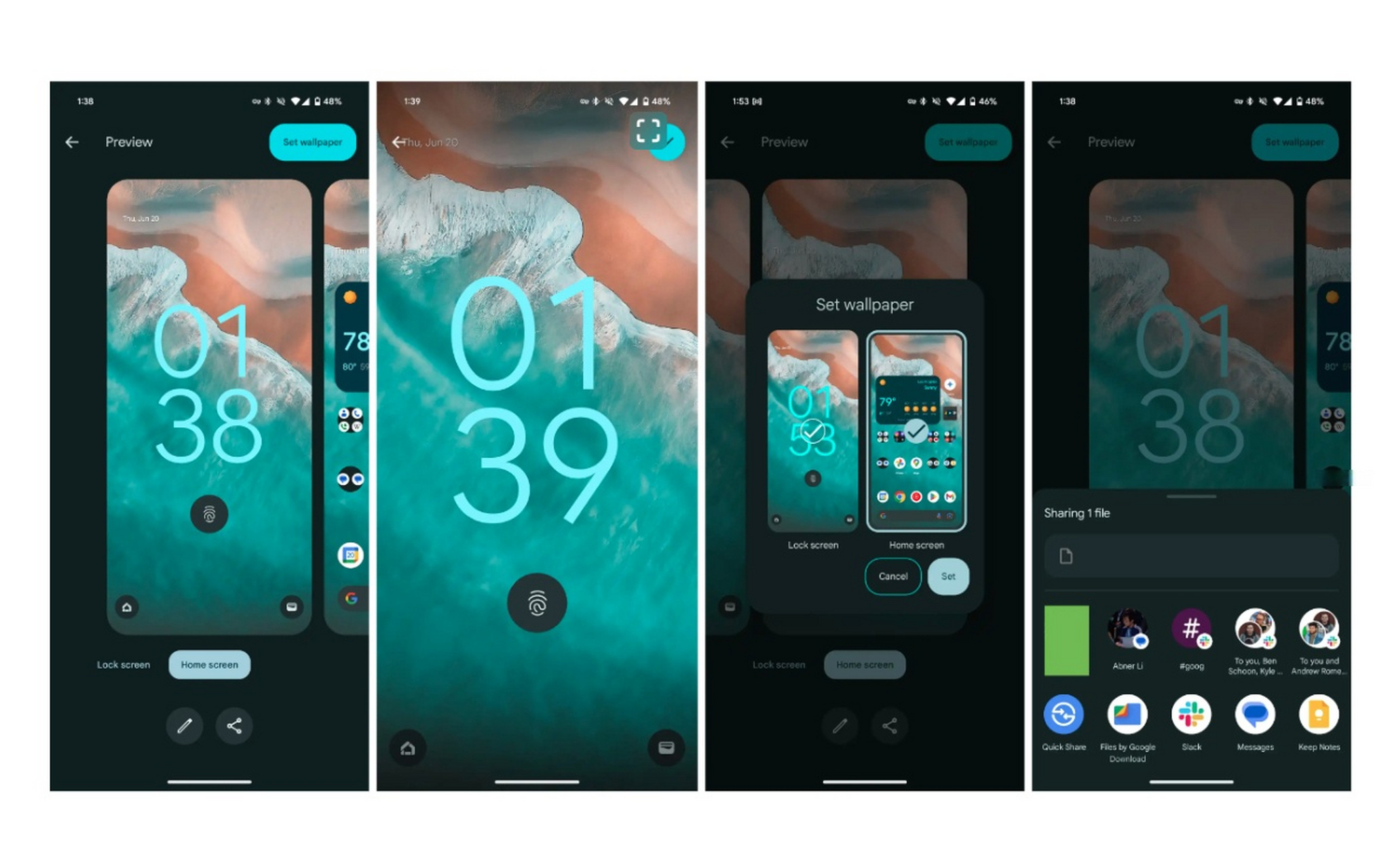 android 15 beta3 重新设计了壁纸选择器.