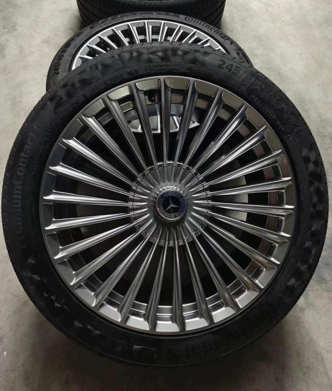 奔驰网红1916锻造轮毂 18寸 19寸  20寸 万吨锻造 精抛面  适合奔驰大