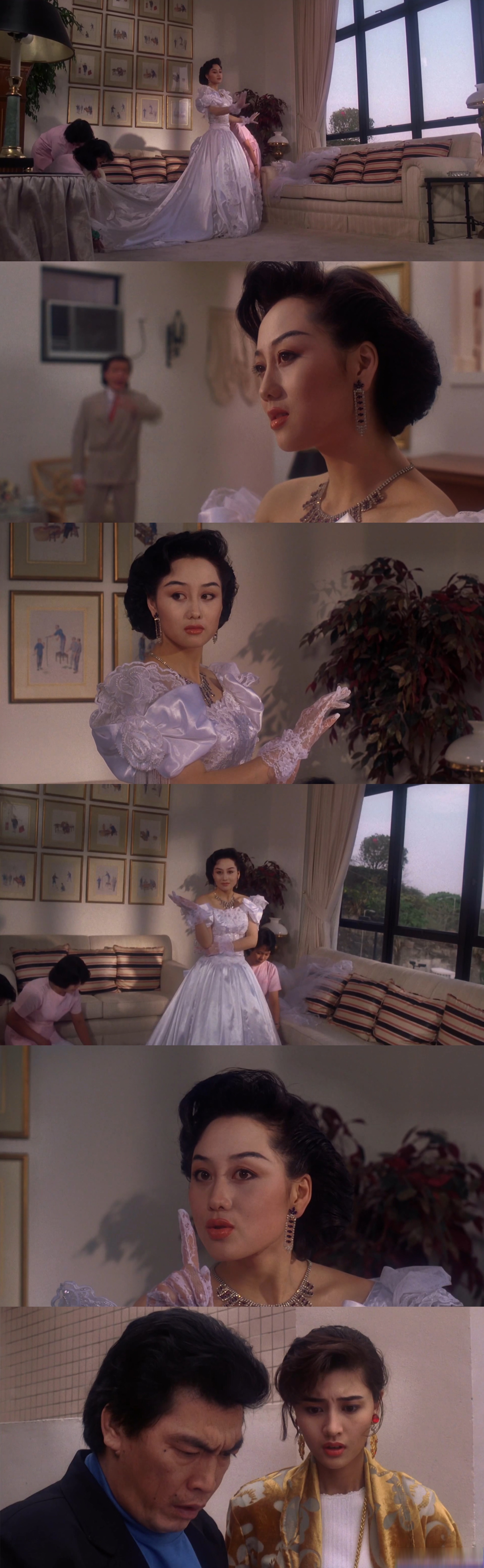 一九九〇年,王晶导演电影《靓足100分》.