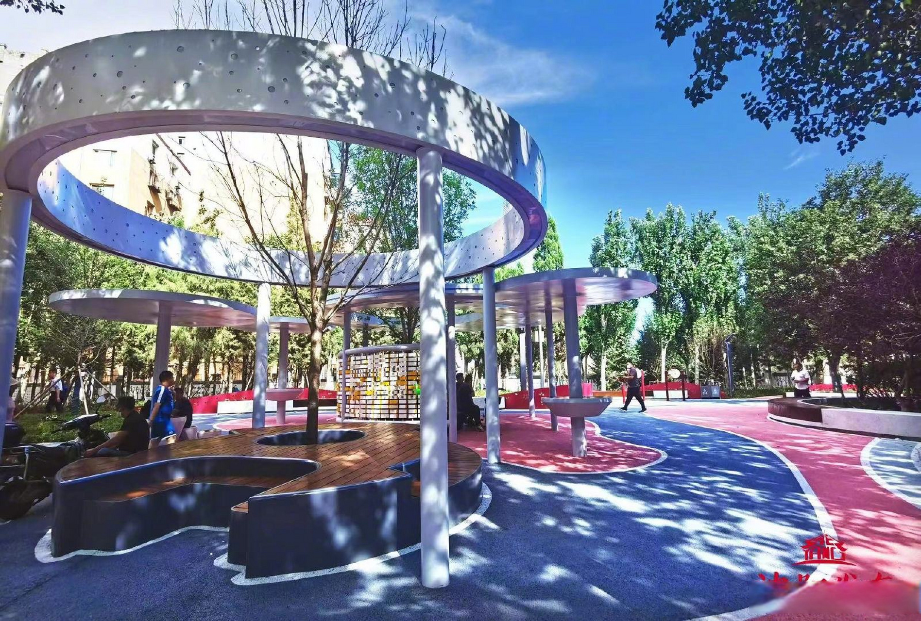 【"和睦亭"主题公园亮相】#发现沈阳之美#  #沈阳公园城# 位于和平