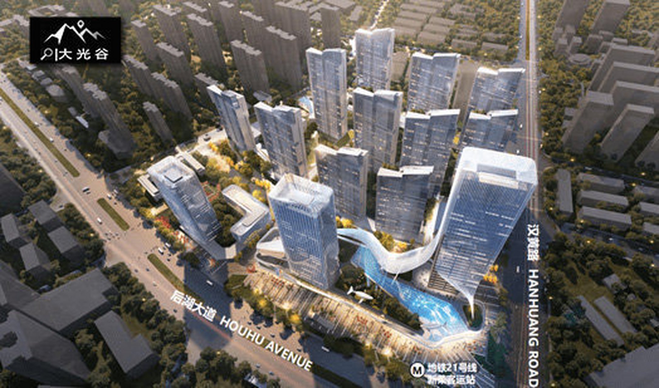 武汉新荣tod天街综合体项目由龙湖清能天曜项目配建,2022年5月开工