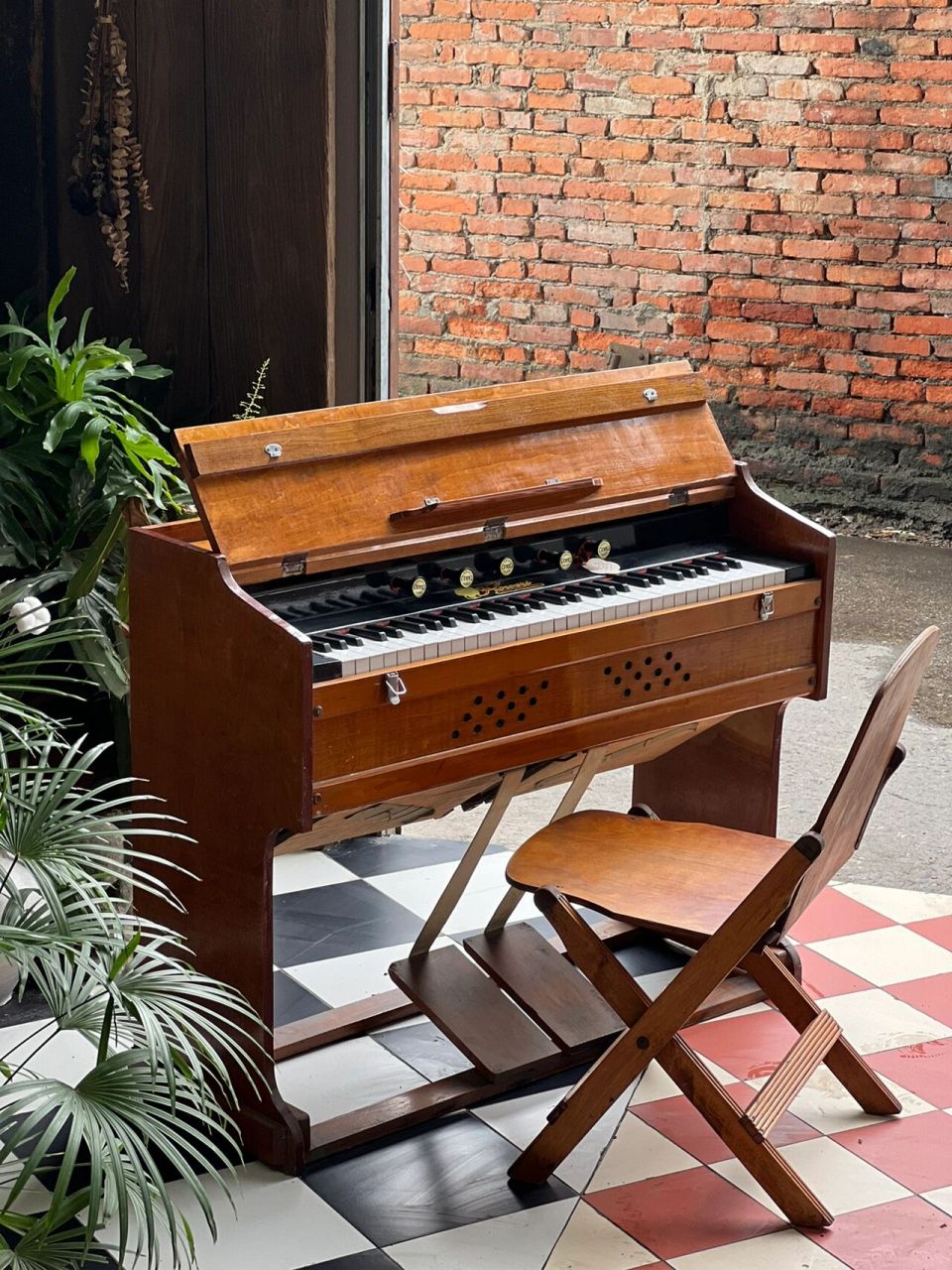 老物件 老式脚踏风琴