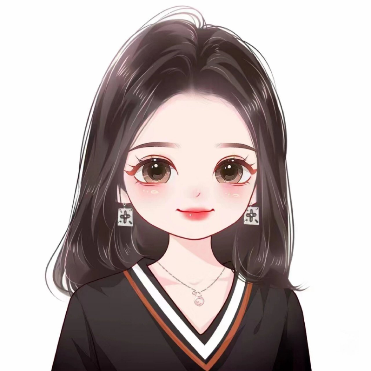 你来照片我来画丨动漫头像丨女生手绘头像 96换个好看头像,天天好