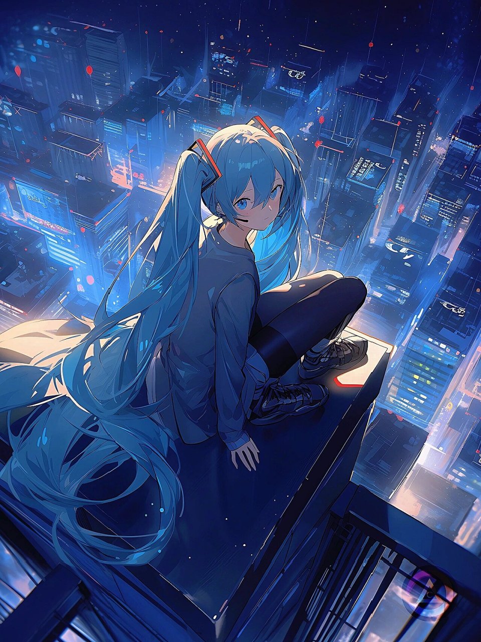 5.4k超清壁纸|初音未来 公主殿下02朋克风  95公主驾到