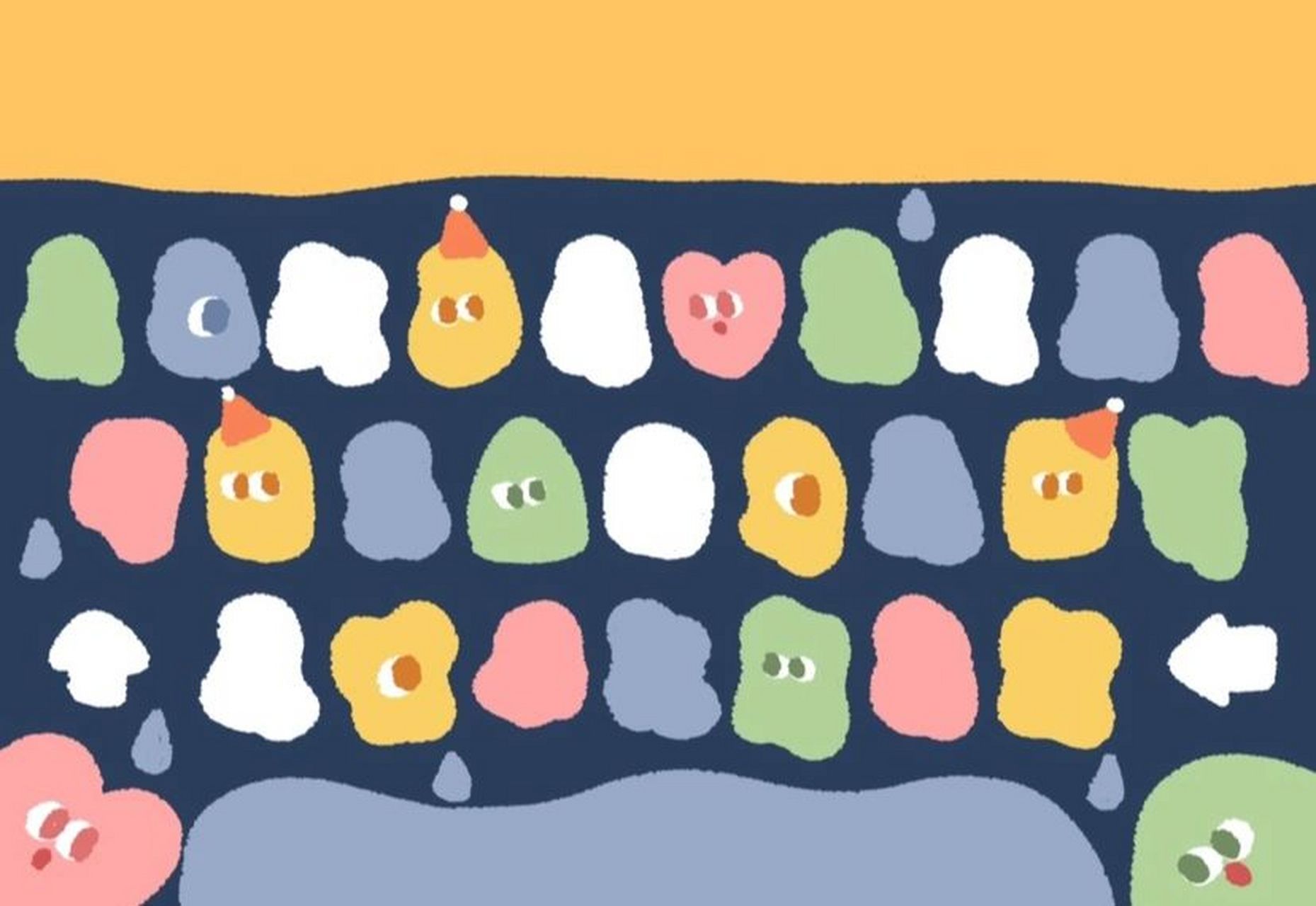 键盘壁纸 第二弹 爱意随风起,风止意难平