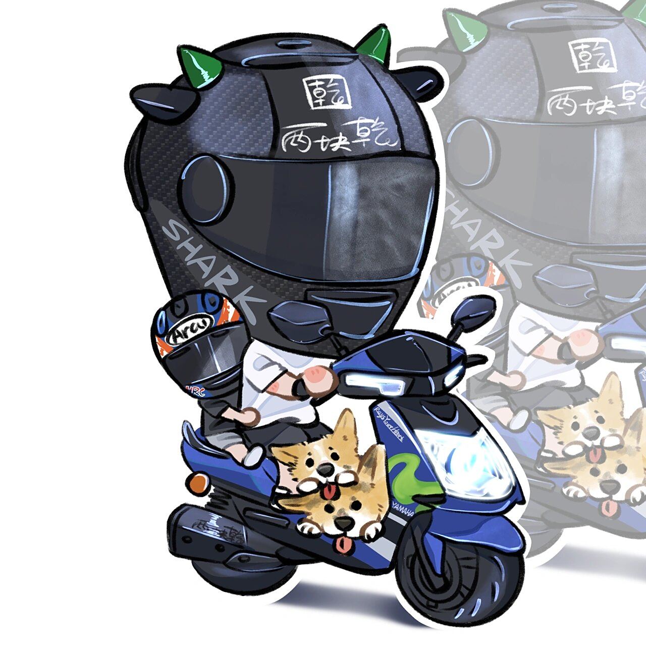 可私用|q版机车头像合集 有姐妹说翻找有点麻烦,俺整理了些最近可以