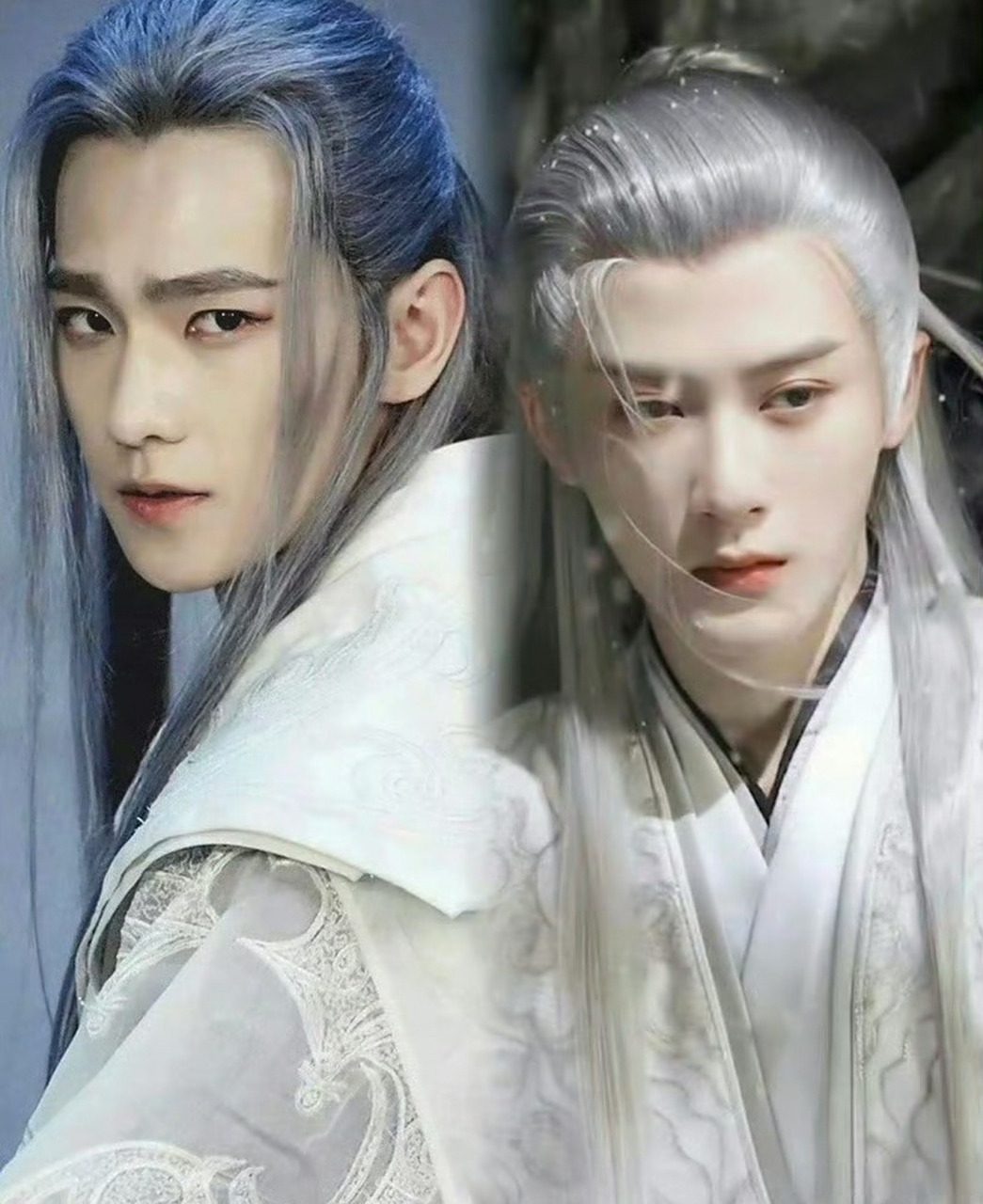 有网友说感觉杨洋的白发造型很相柳,大家感觉谁更贴合?