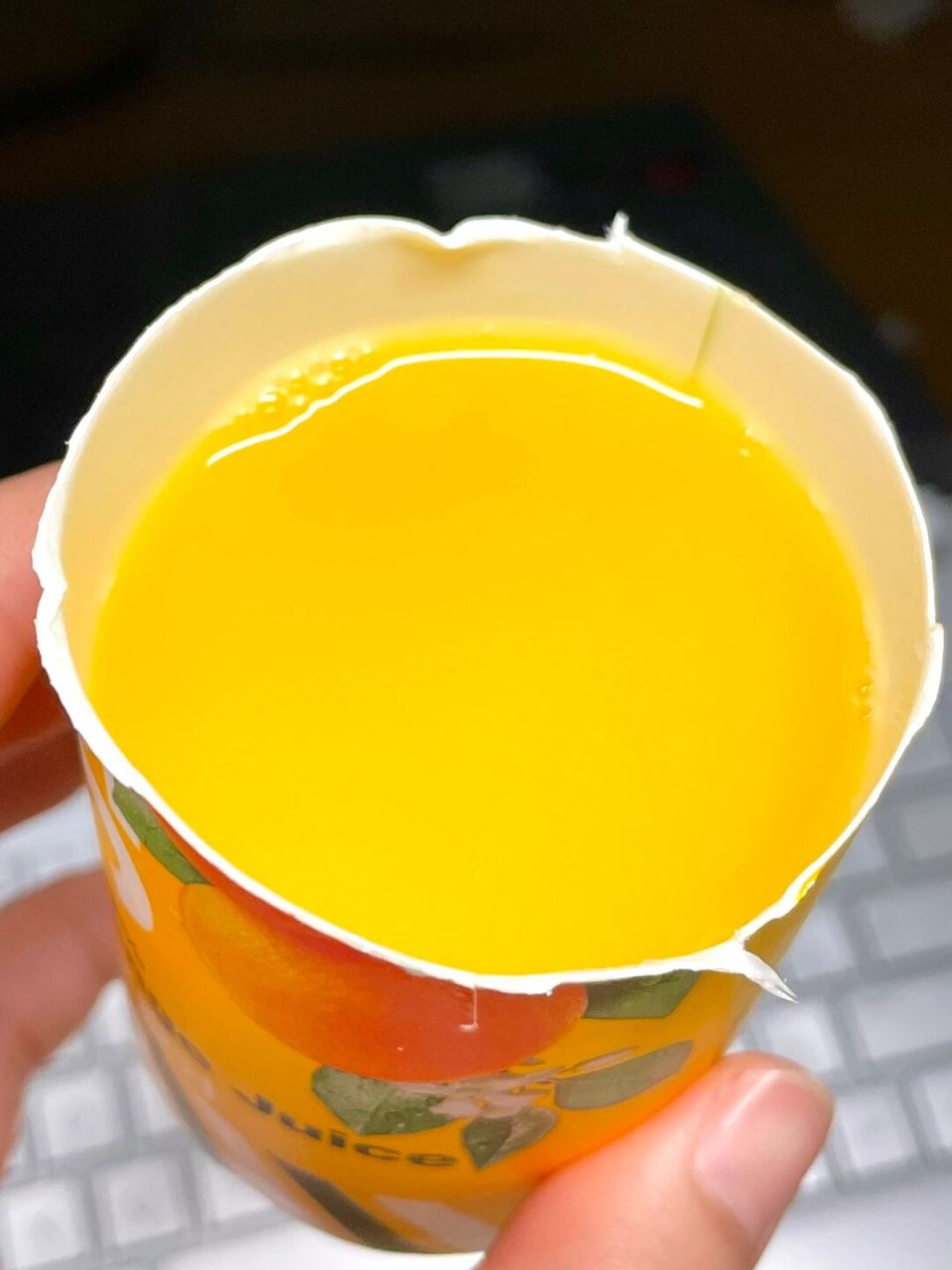 配料表特干净～有橙子92凤梨95芒果03三个味～橙子的有点苦因为