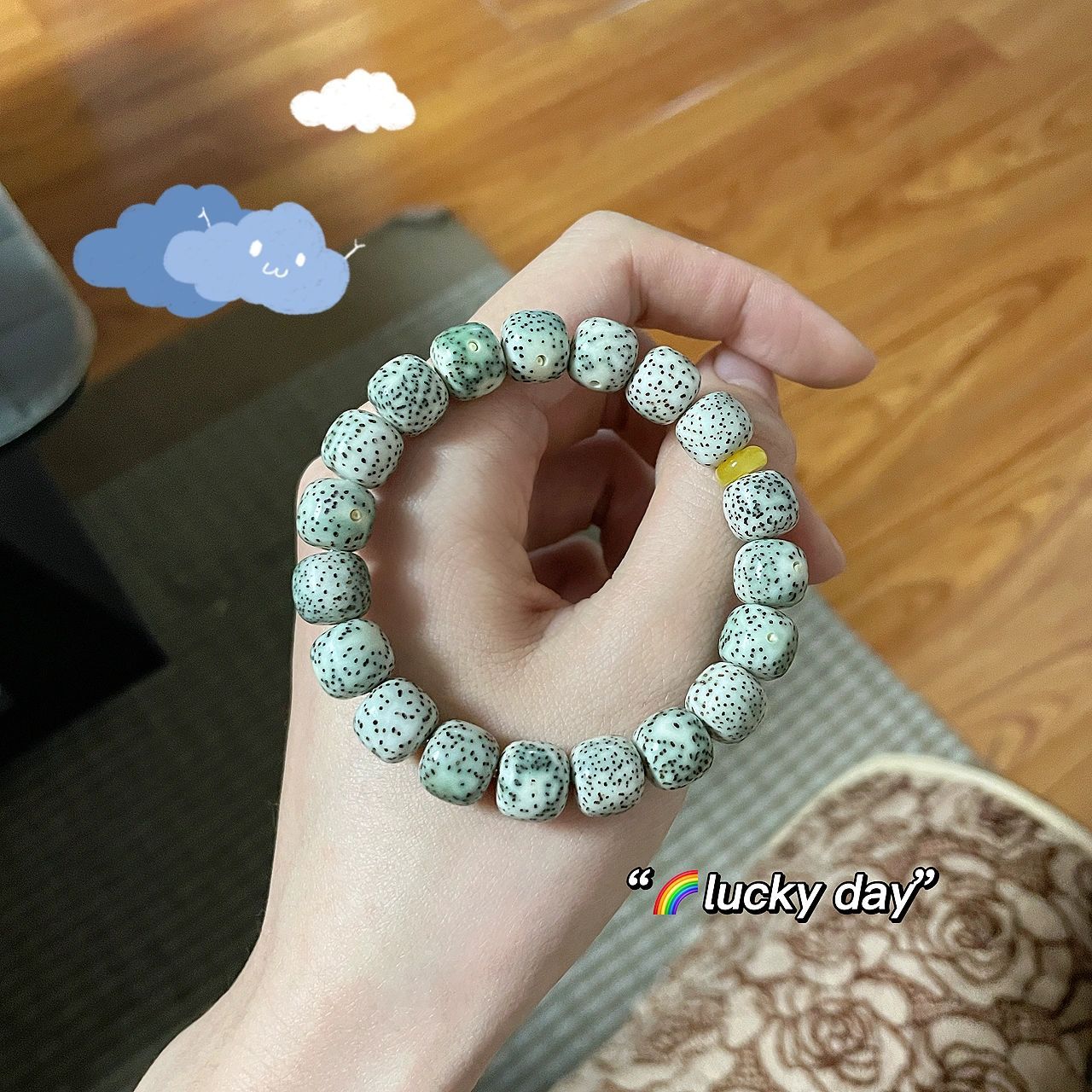 890的青花瓷星月菩提!