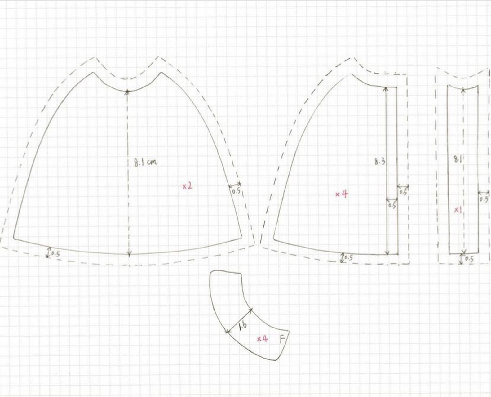 外国手作小布娃衣图纸 作者jelly,仅供交流学习,请勿商用售卖 #diy