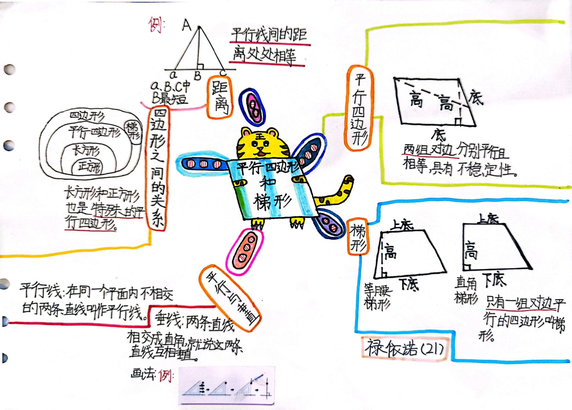 四边形的包含关系图图片