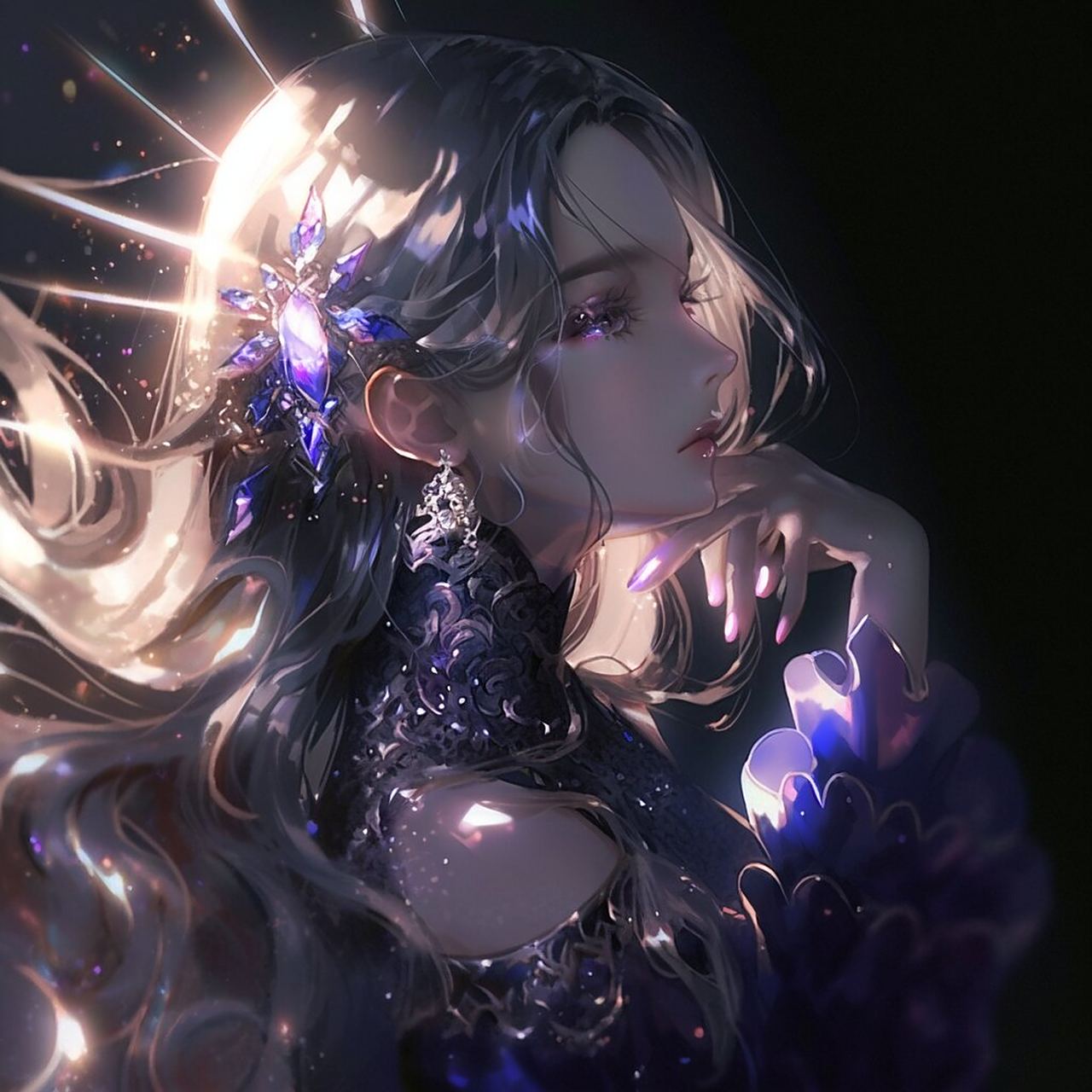 奇怪的珠光宝气头像增加了 mj/nj里自己生成的,私用请随意,谢绝商用.