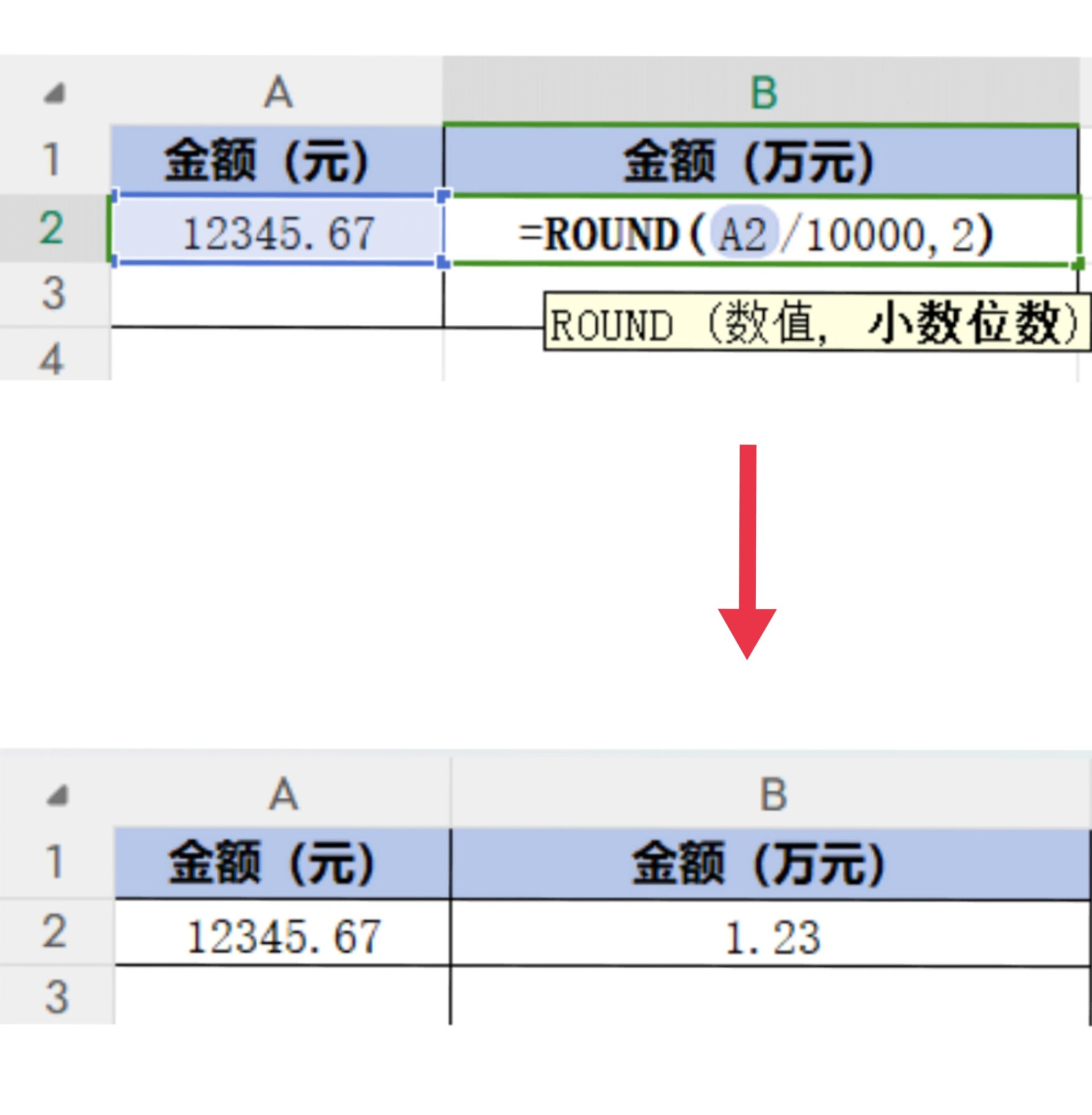 保留两位小数，保留两位小数用等号还是约等号