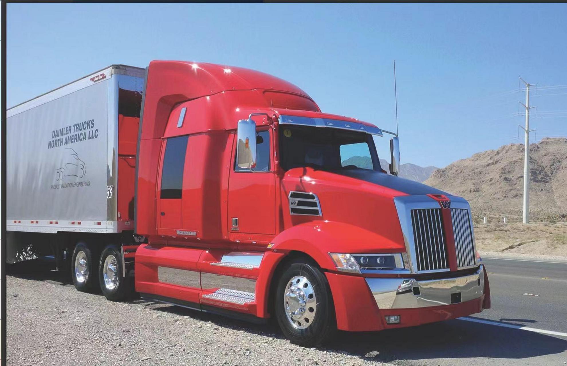 【经典 · 缩影】】western star 5700 卡车,擎天柱原型卡车西部之星.