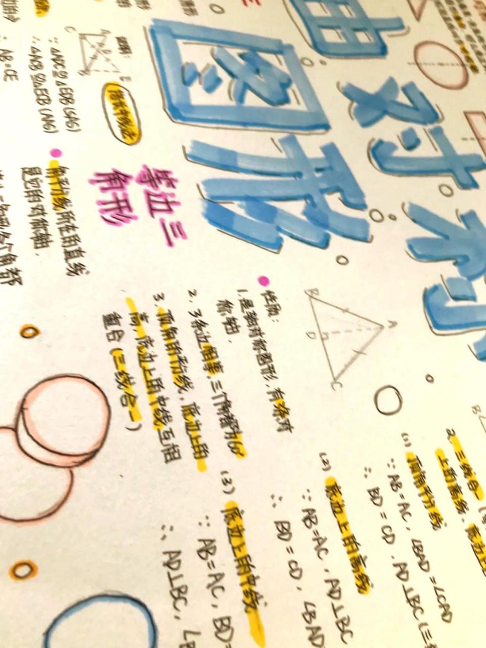 数学小报:对称轴图形  不知道为什么,最近老师们都很