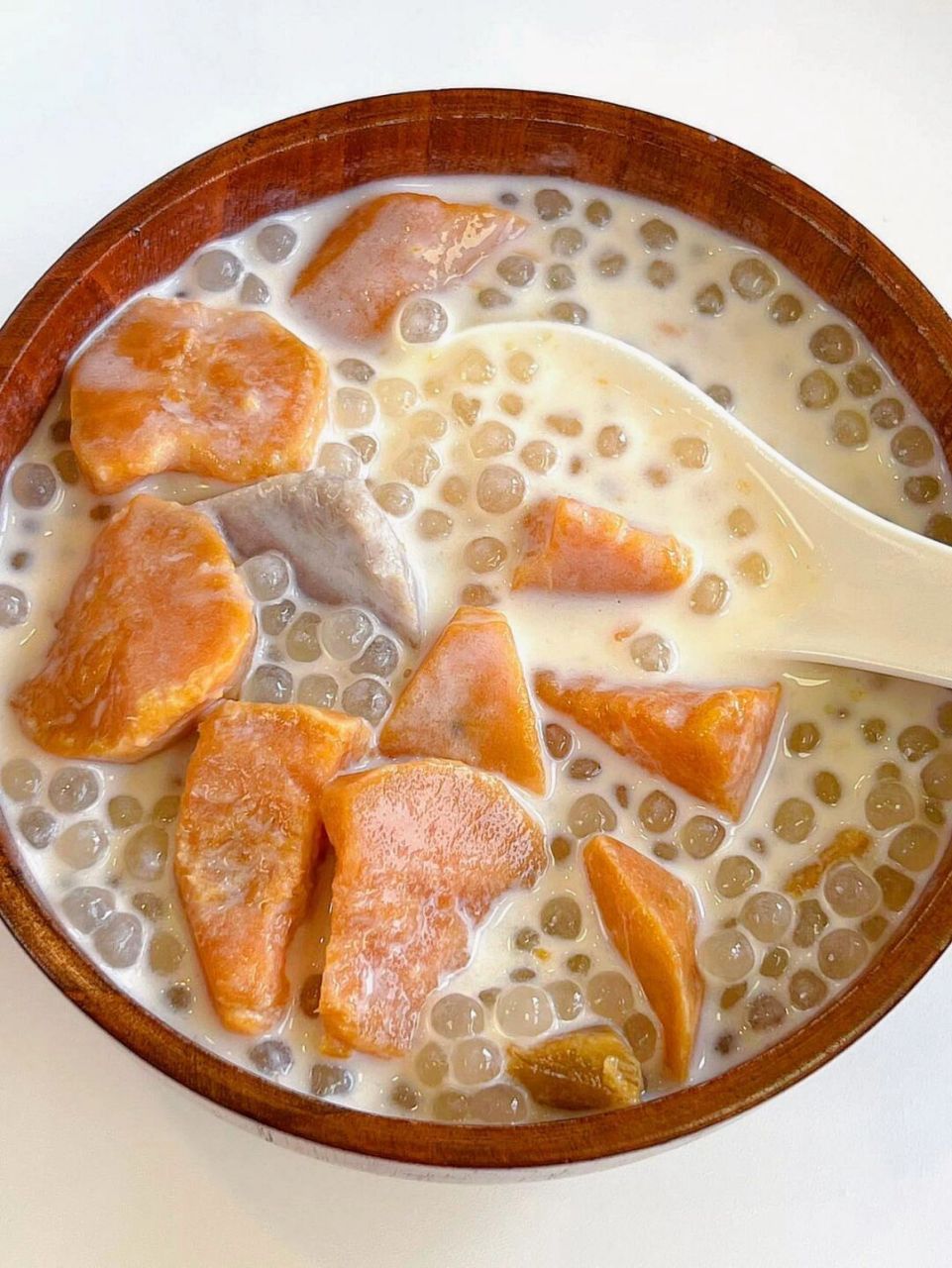 我怕你太润啦09 奶乎乎的红薯西米露 真的太香啦7815 一口qq弹