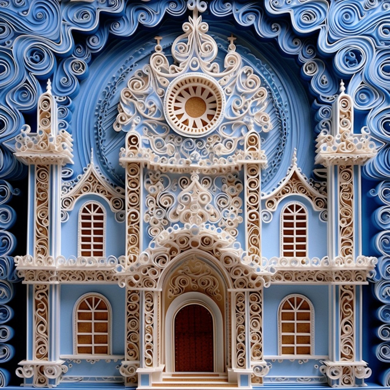 纸艺‖衍纸风城堡 认识自己的无知就是最大的智慧.