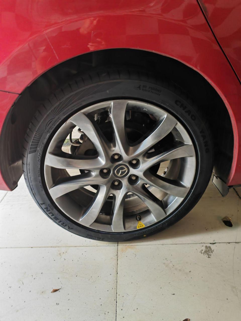 又是阿特兹替换安装朝阳一号,宝骏560替换安装朝阳suv轮胎.