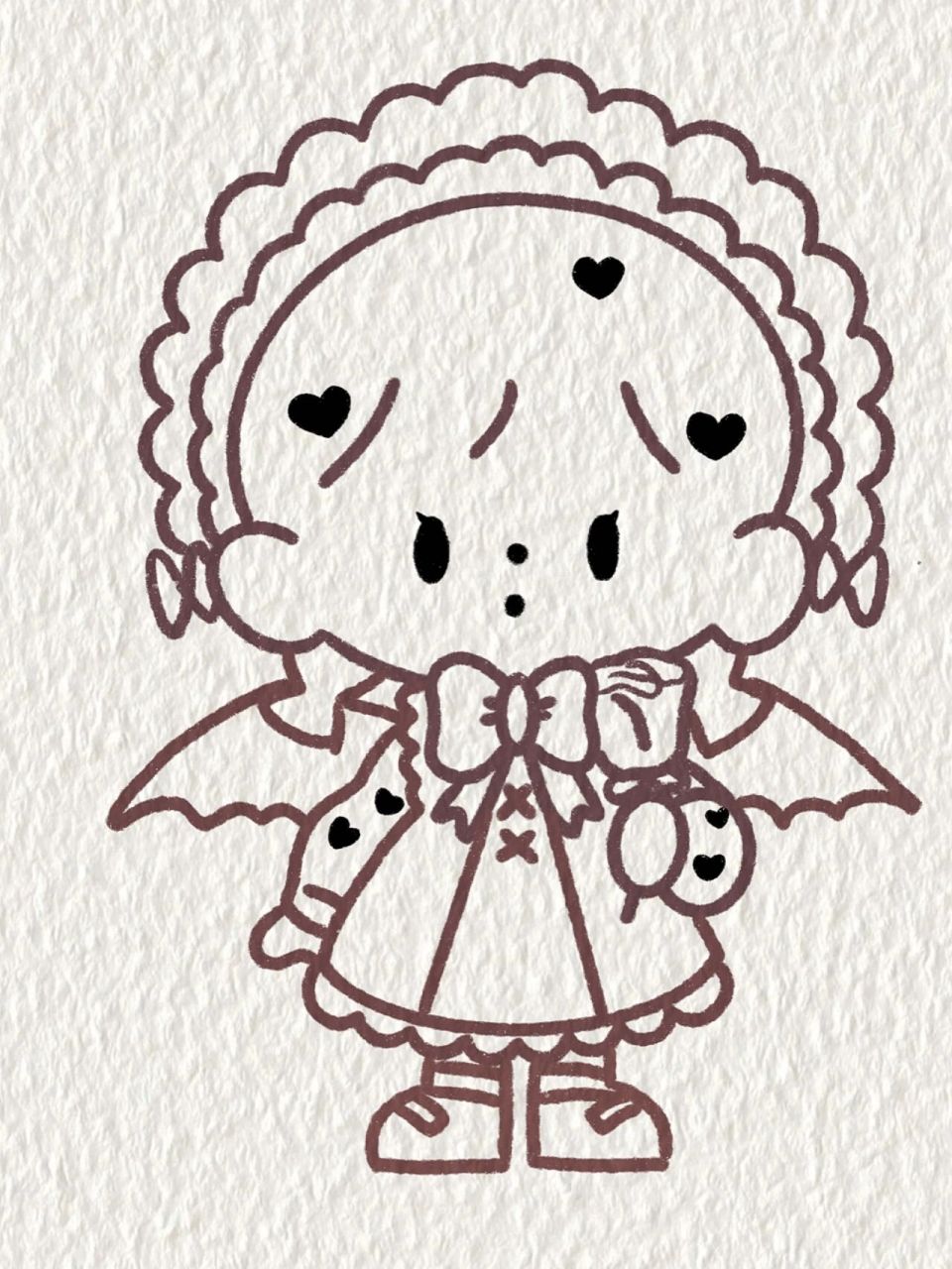 卓大王之恶魔阿卓/简笔画教程 天使阿卓和恶魔阿卓 你们更pink哪一个