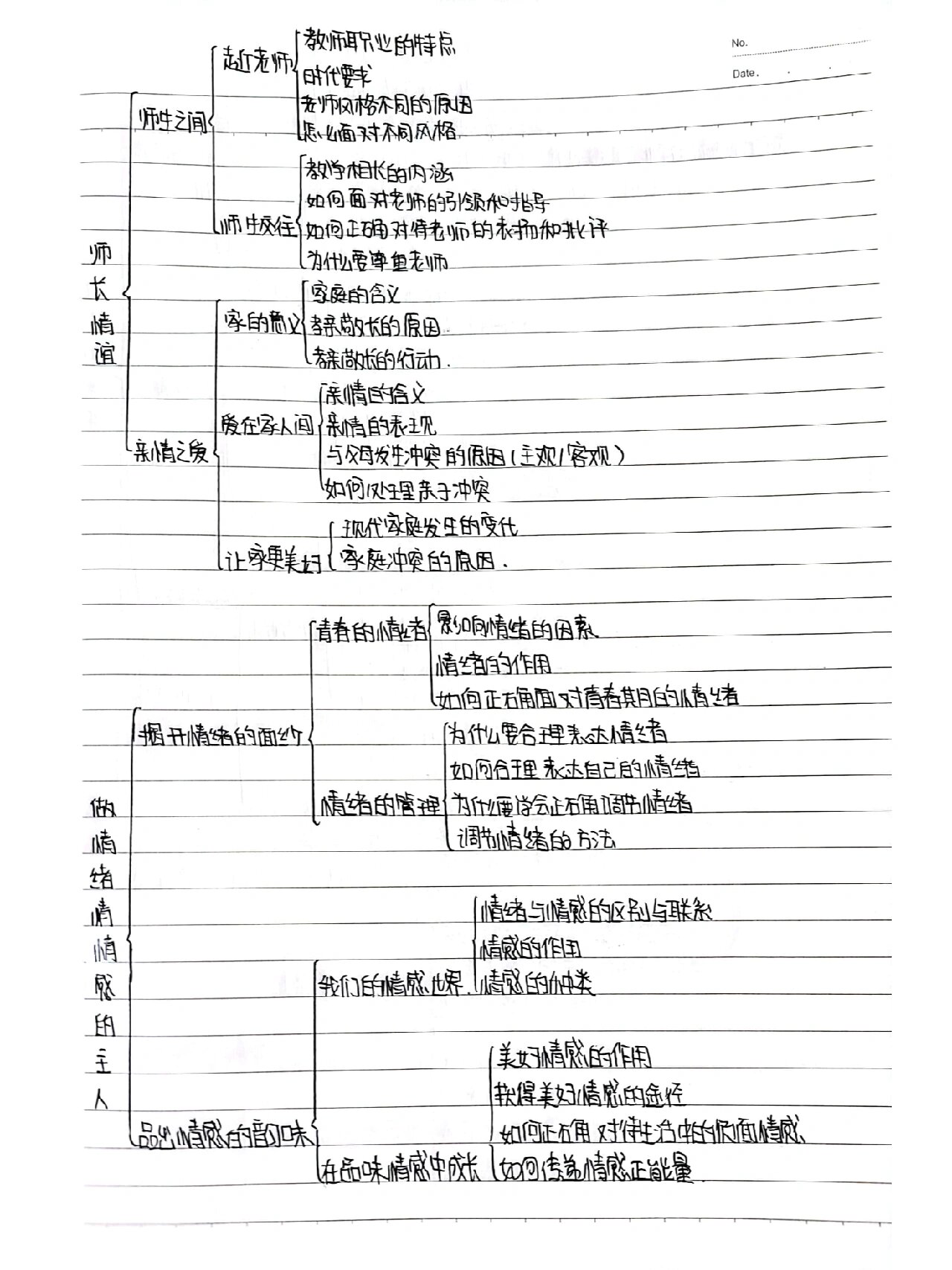 初一政治思维导图集体图片