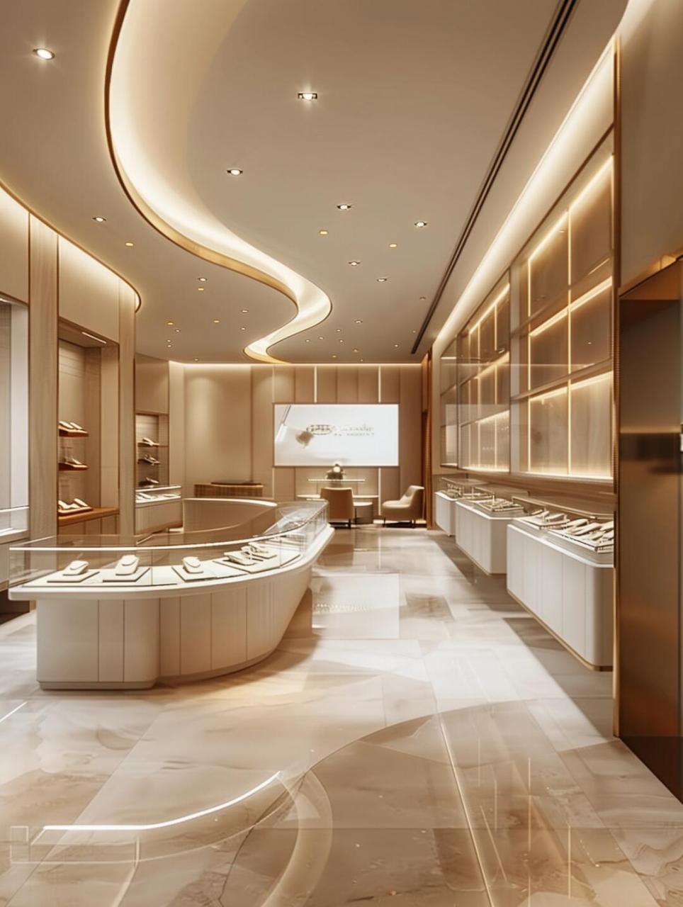 在珠宝店的照明设计中,灯光的选取堪称一门艺术95它不仅仅是为了
