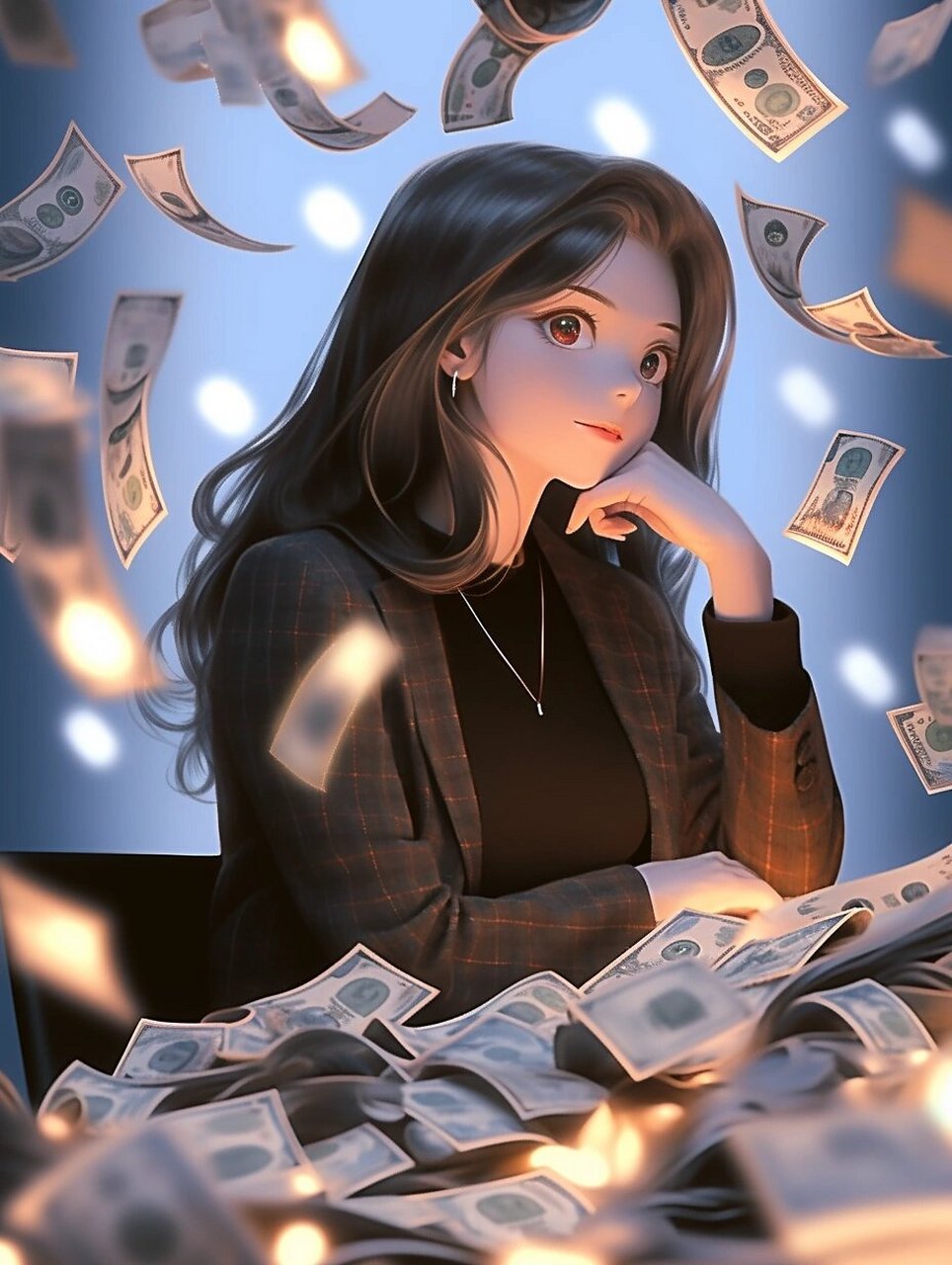 谁还不是个小富婆呢/女生头像/暴富头像