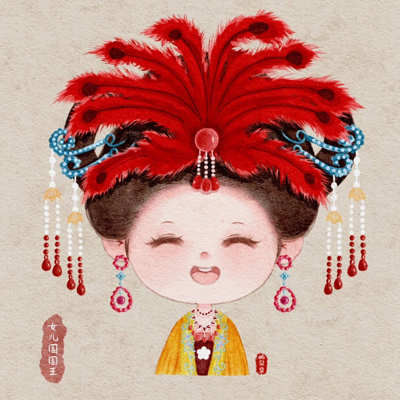 西游记 玉面狐狸,玉兔精,女儿国国王