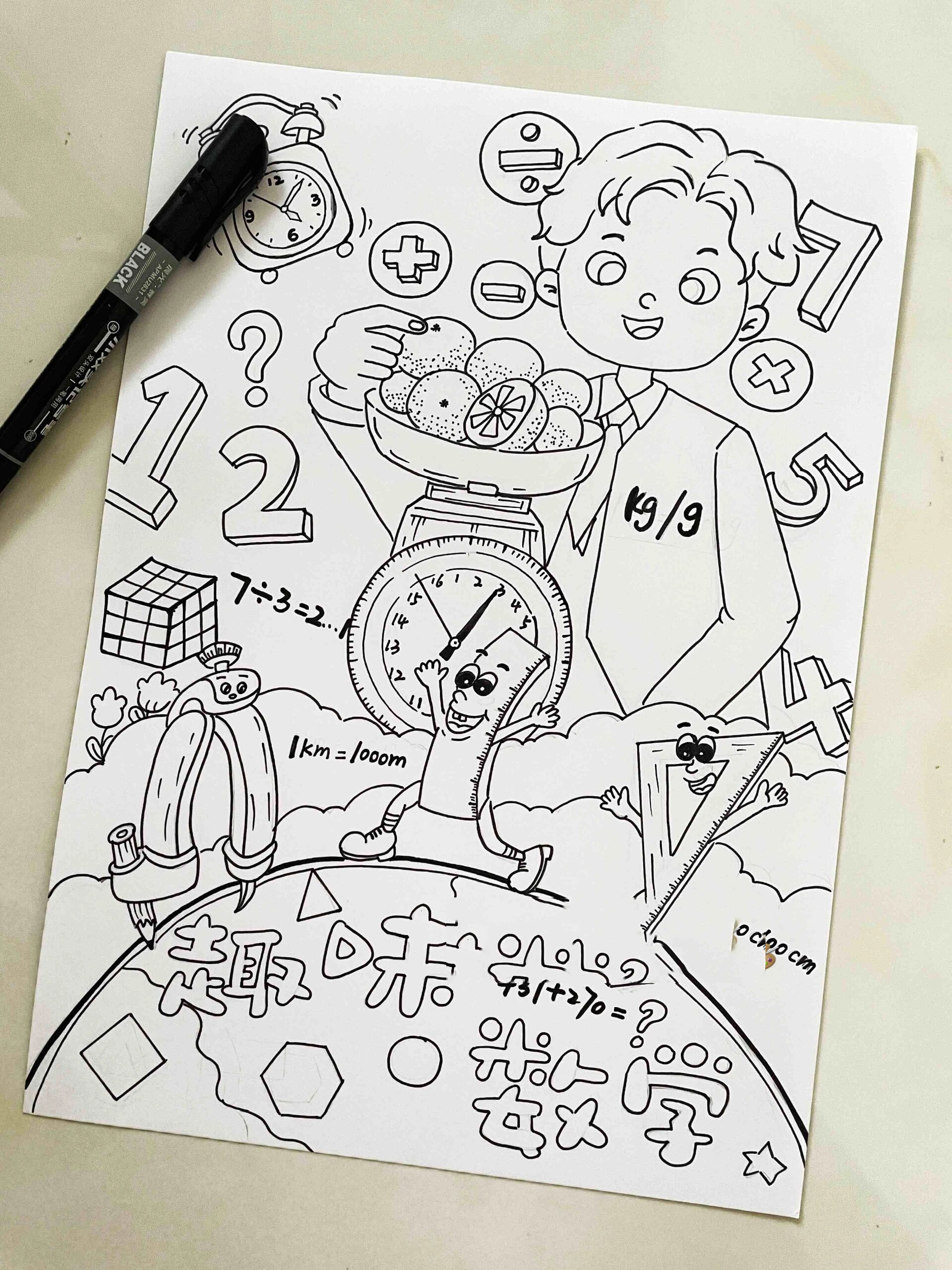 数学主题画 | 手抄报 | 趣味数学