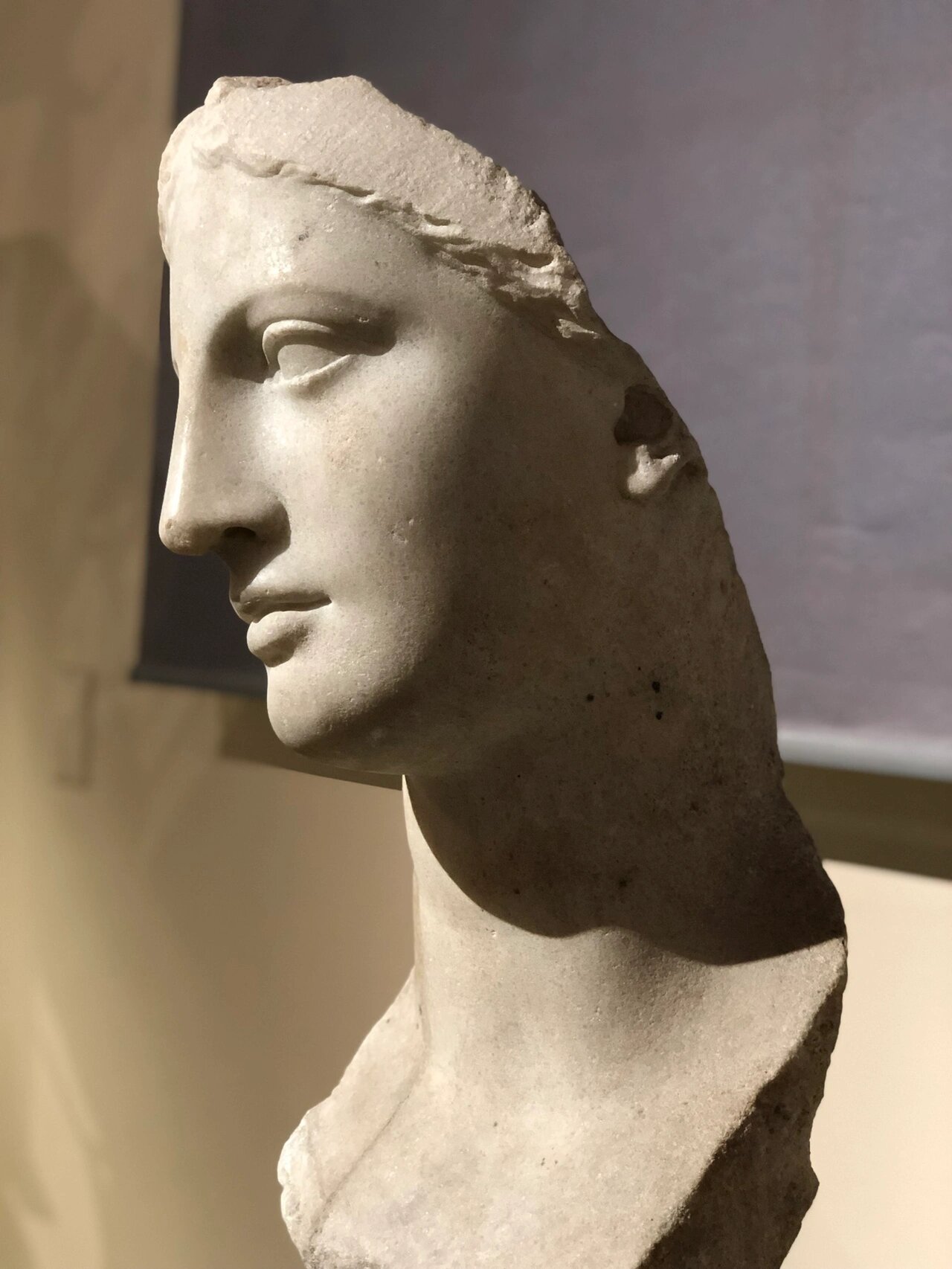 残缺之美 古罗马雕塑最美侧脸 可以称得上是古罗马雕塑的最美侧脸.