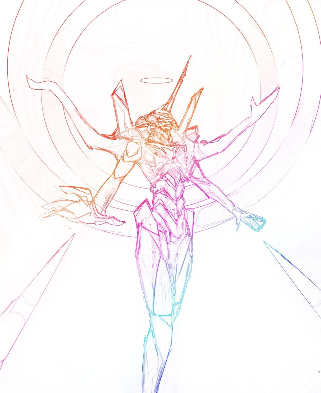 eva初号机十三号机,新世纪福音战士 新世纪福音战士同人绘画