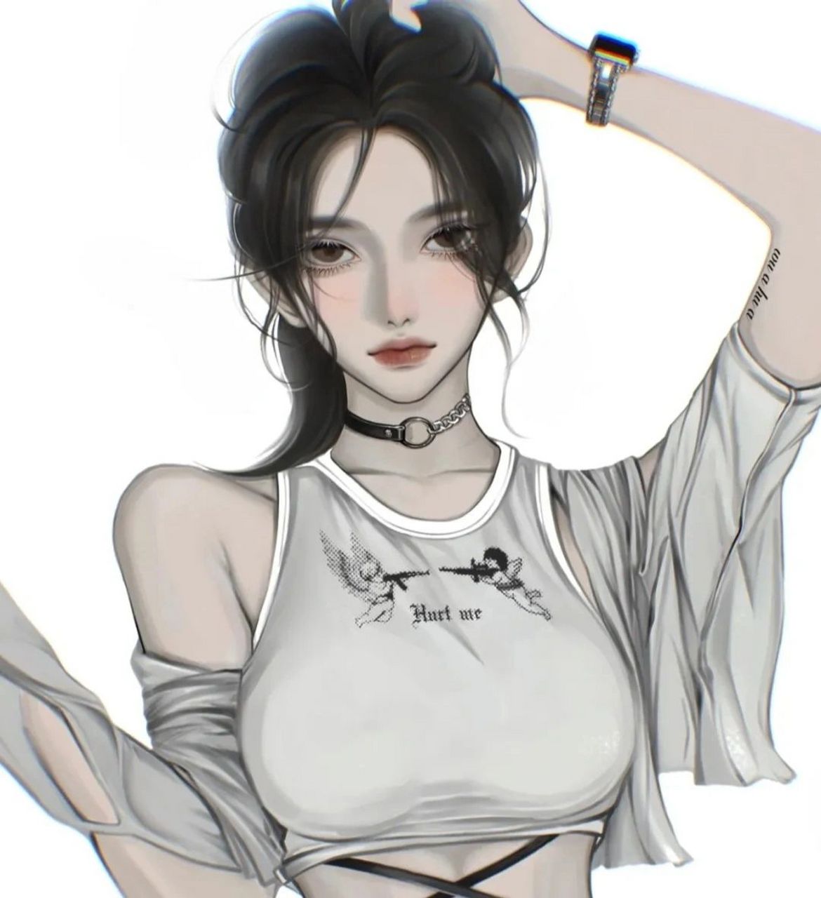 是拽姐配的上的动漫头像吧 太酷啦太酷啦 反正星星是驾驭不住呜呜呜