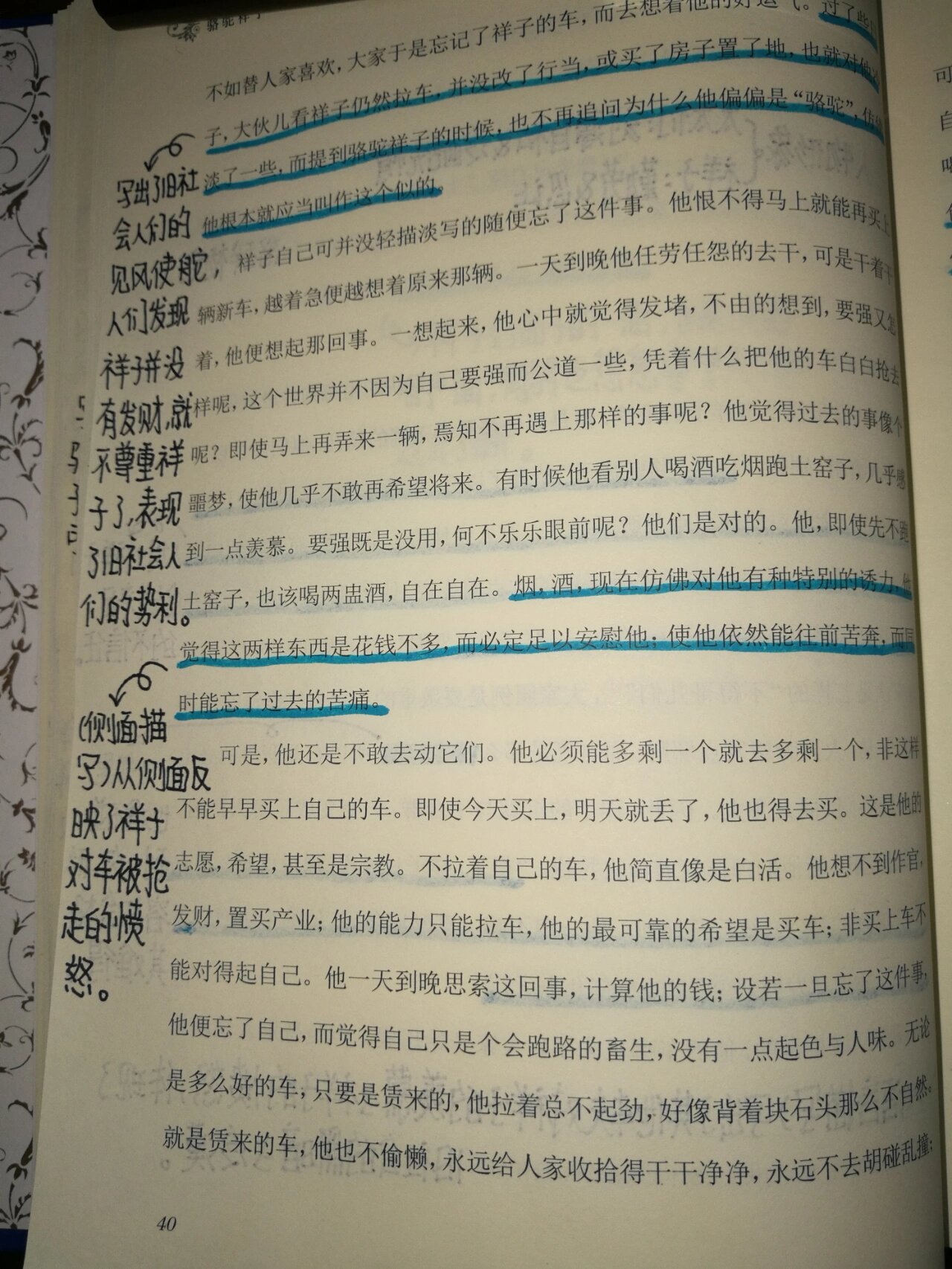 骆驼祥子第5章概括图片