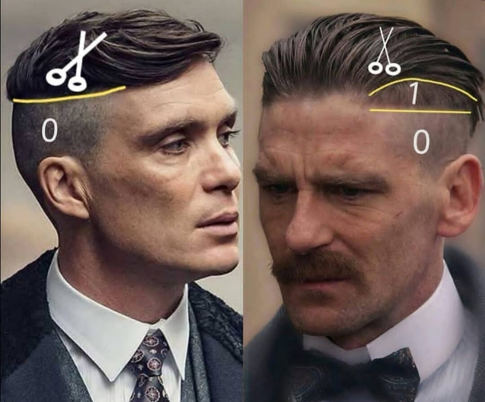 浴血黑帮帅气发型