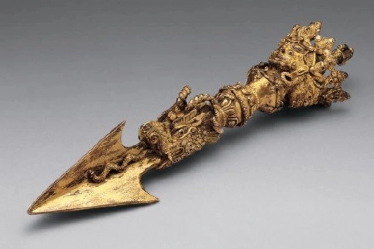 金刚橛|绘画素材参考审美提升 金刚橛最早出现于古印度,开始时就是当