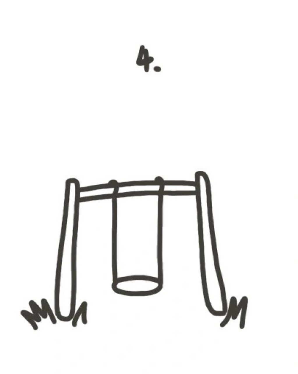 🍃手绘教程|如何画秋千? 怀念童年时期那些可可爱爱的小时光.