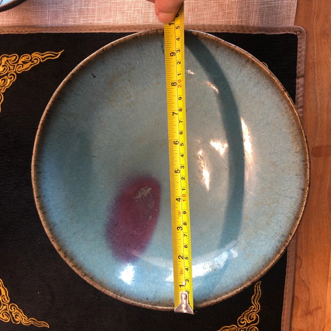 元代钧窑大碗 #古董# #瓷器