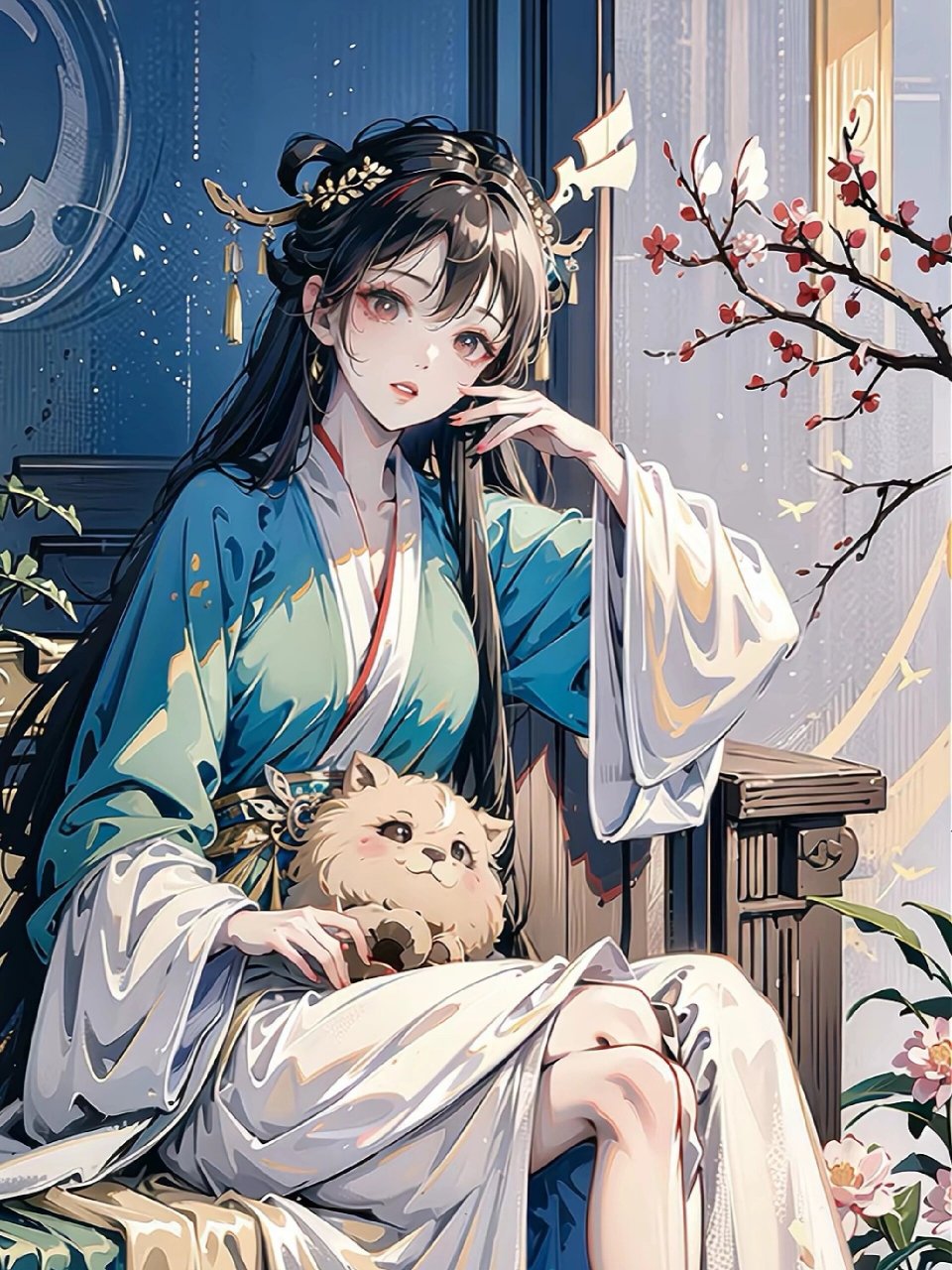 古风少女ll动漫壁纸ll好看壁纸,可保存哟!