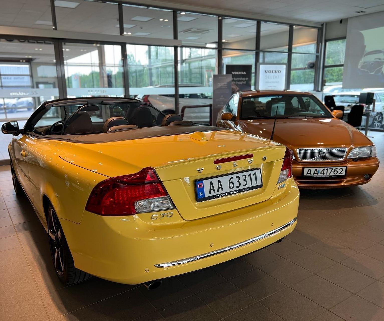 一代经典沃尔沃c70.