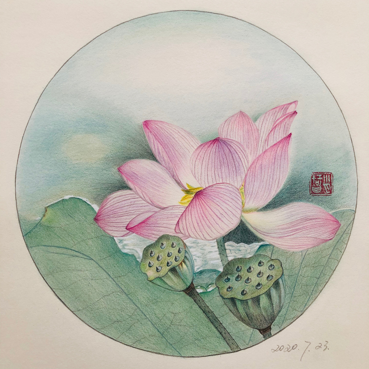 编号399(写生于北京东亚奥北,已画七幅); 浪人文化a3素描纸:尺幅(42cm