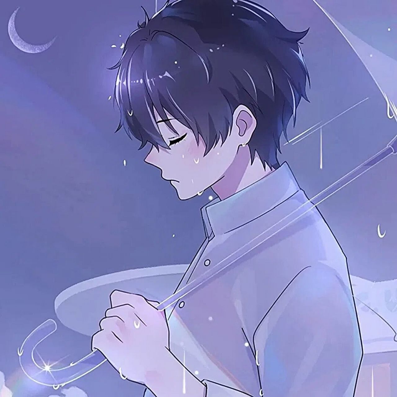 伤感男生动漫头像