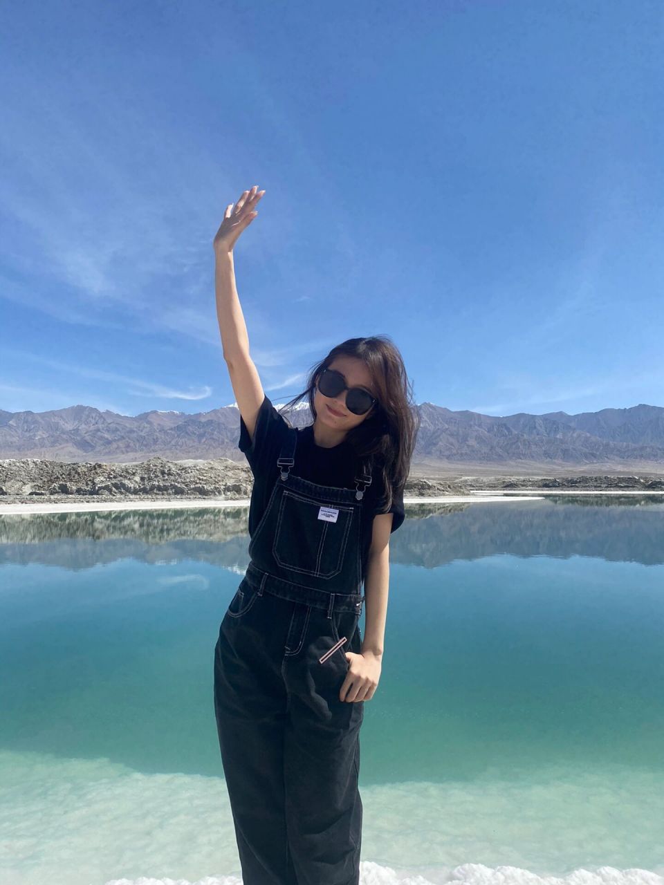 大柴旦翡翠湖拍照姿势91get!