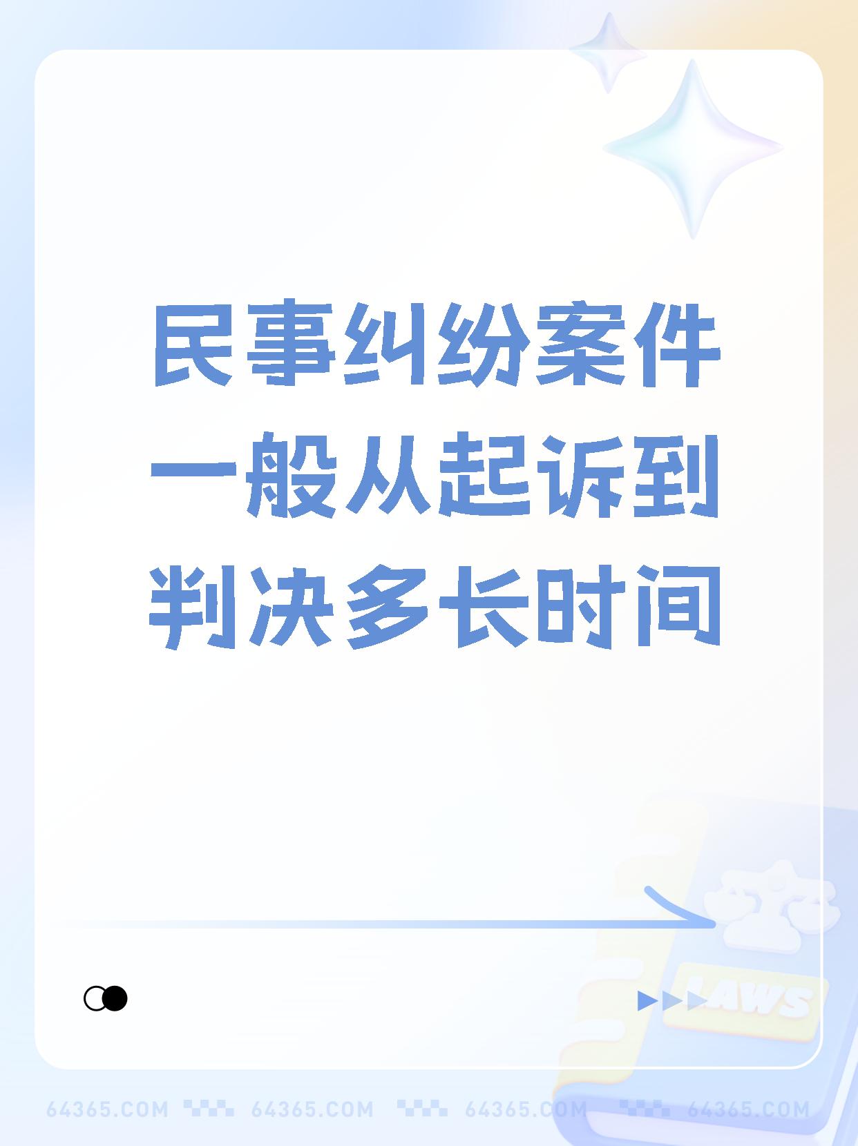 今天来给大家分享一下关于起诉与判决时间的小知识!