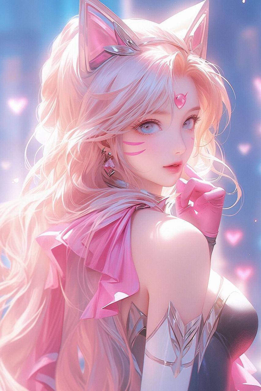 手游头像93甜心教主 kda女团阿狸美少女插画