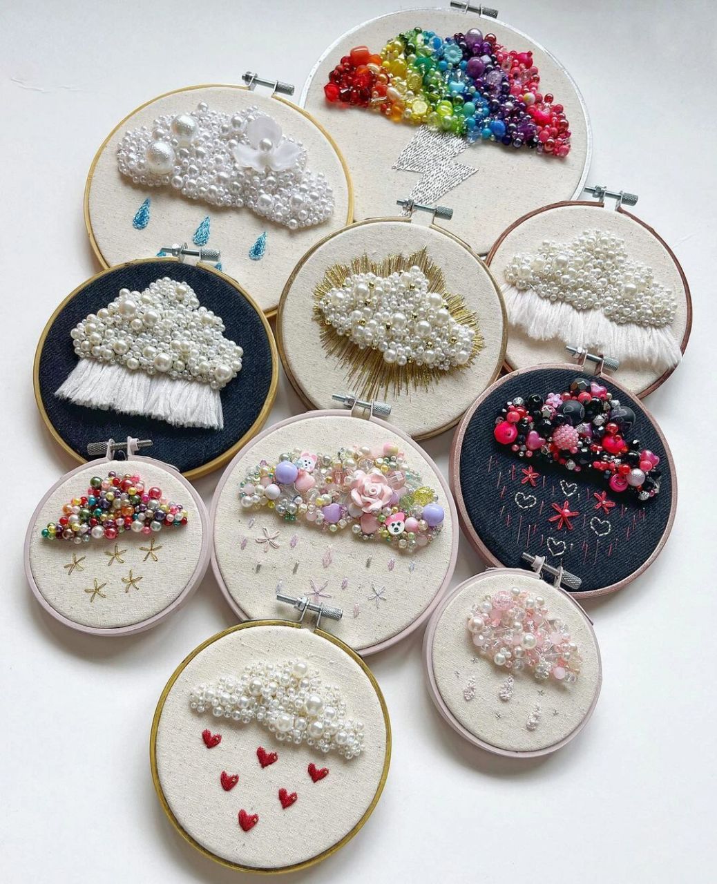 90审美提高-手工博主推荐(14/100) ins:penny_embroidery 	 钉珠