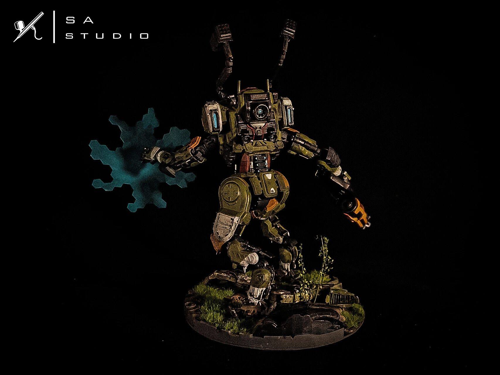 《泰坦陨落2》 bt7274先锋级泰坦2.0 静态雕像 2.