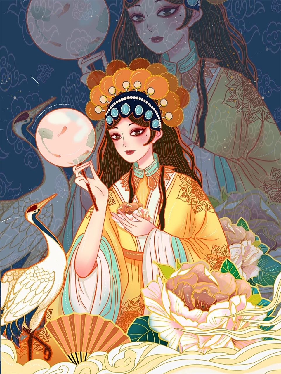 京剧人物免扣素材来咯97 95今天给大家分享一波国潮京剧人物