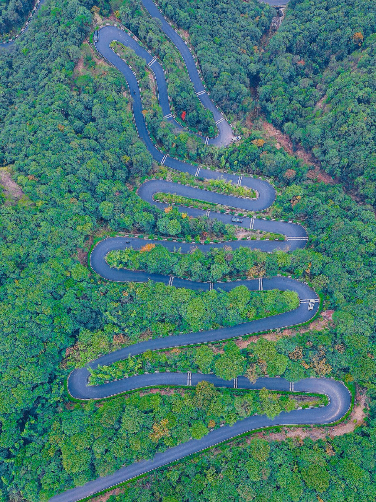 绍兴最美盘山公路图片