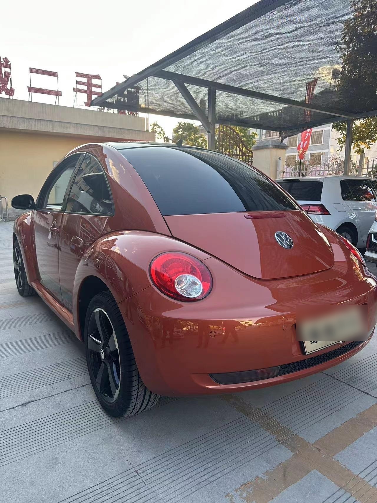 2010年12月上牌,新甲壳虫墨橘版限量版,安全行驶7万公里,原版原漆