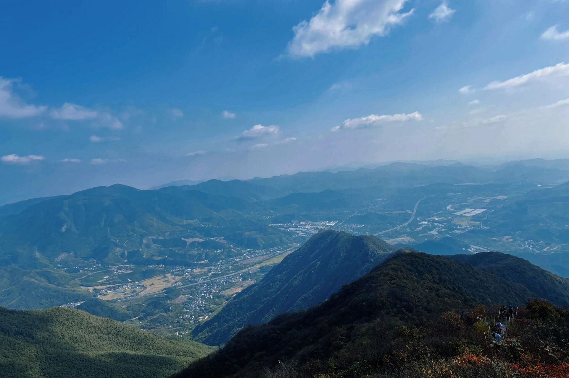 杭州周边爬山胜地之余杭区鸬鸟山7215 鸬鸟山在余杭,海拔800多米